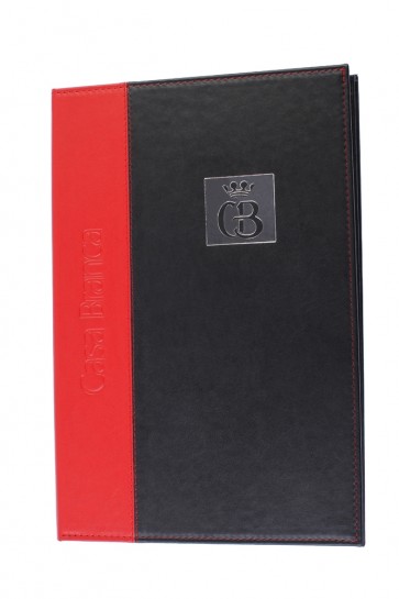 37 - AWPC2073 - Porta Contas Ementa e Carta de Vinhos hotel Casa Branca Valadares