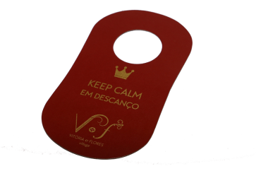 64 - AWMAN3049 - Pendurantes Personalizados para Hotel / Pendurantes para porta de habitação Hotel " “Do Not Disturb "