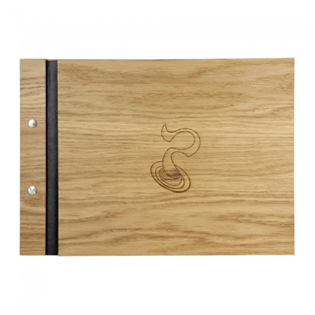 AWMAD 1496  Porta Cartas para Restaurantes de madera con grabado a láser 