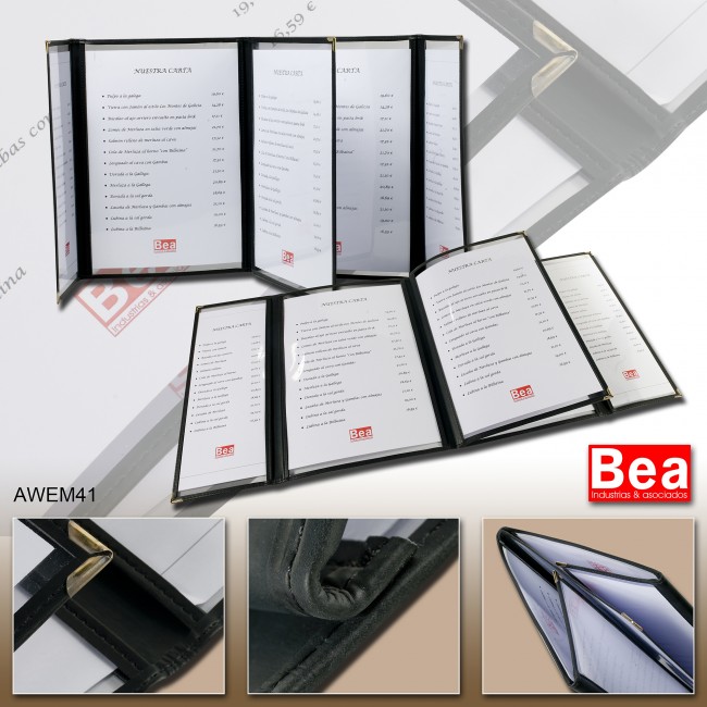 Menu para restaurantes tipo Americanas AWEM 41