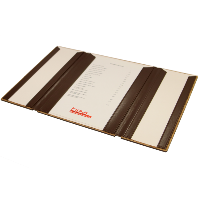 9 - AWEM4009 - Ementa tripla Bicolor livro de cheques